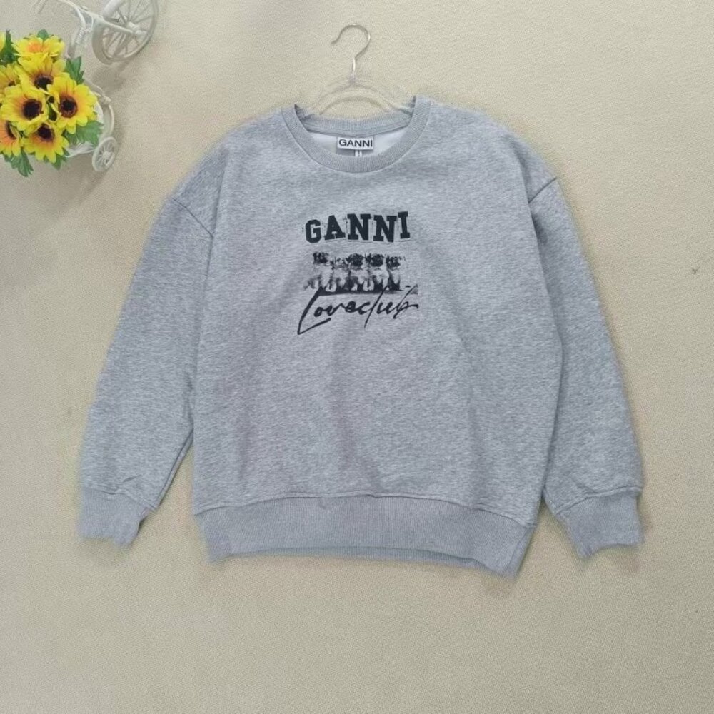 Ganni Gray crew neck sweater - Picture 7 of 10